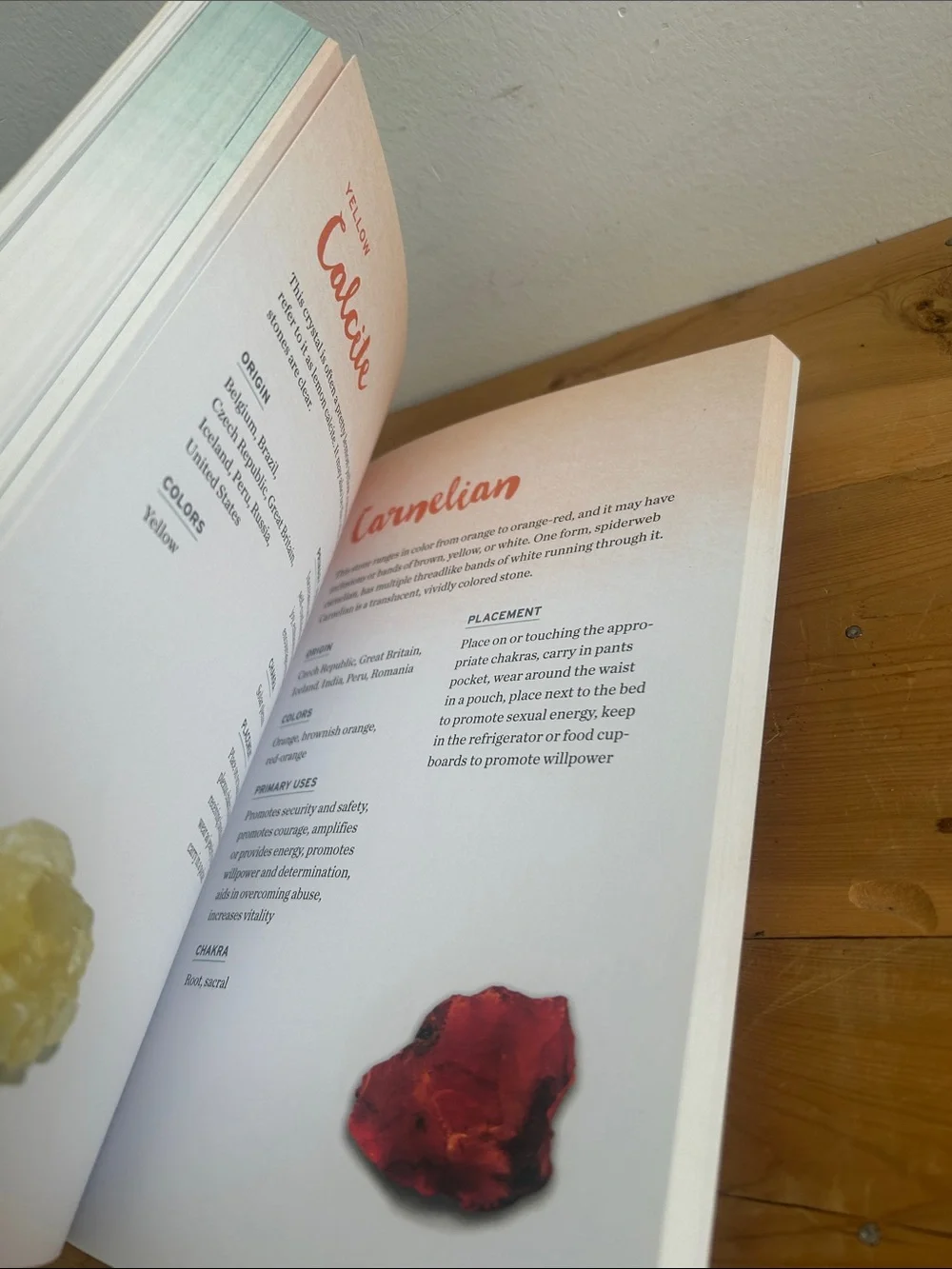 Callisto Blue Cover 'Crystals for Healing' Coffee Table Book